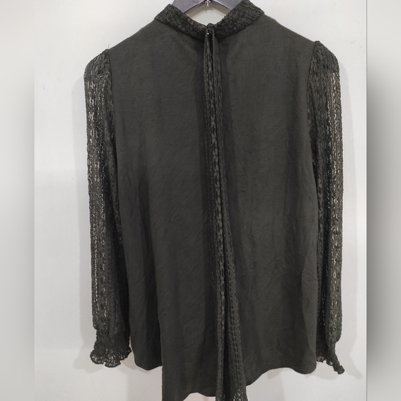 Olive Green Mesh Top 💚 - Picture 11 of 15